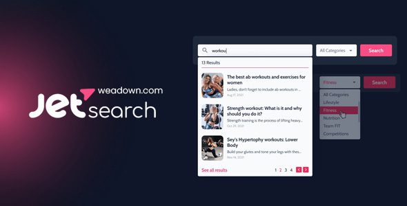 JetSearch 3.6.3.1 – Free GPL Premium WordPress Plugin