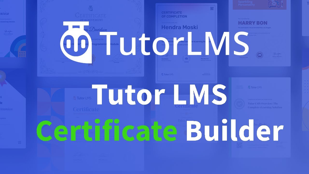 Tutor LMS Certificate Builder 1.3.2 – Drag and Drop Certificate Design Tool – Free GPL Premium WordPress Plugin