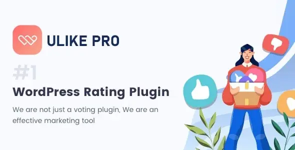 WP ULike Pro 2.1.1 – Marketing: Likes, Ratings & Engagement Tool – Free GPL Premium WordPress Plugin