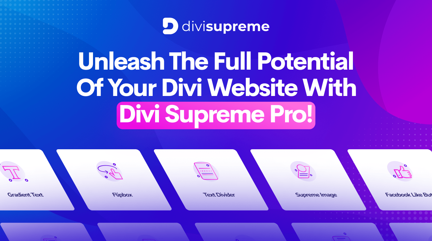 Divi Supreme Pro 5.0.45.1 – 60+ premium modules for Divi – Free GPL Premium WordPress Plugin