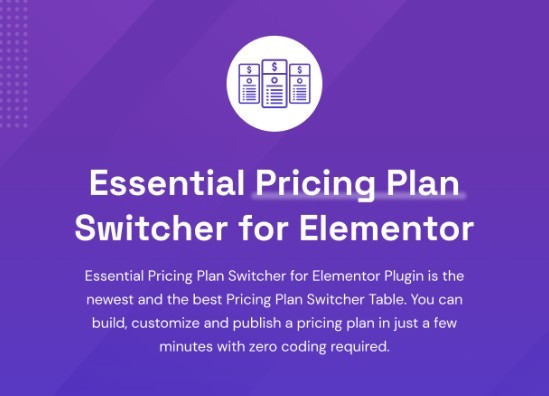 Essential Pricing Plan Switcher for Elementor 1.0.6 – Free GPL Premium WordPress Plugin