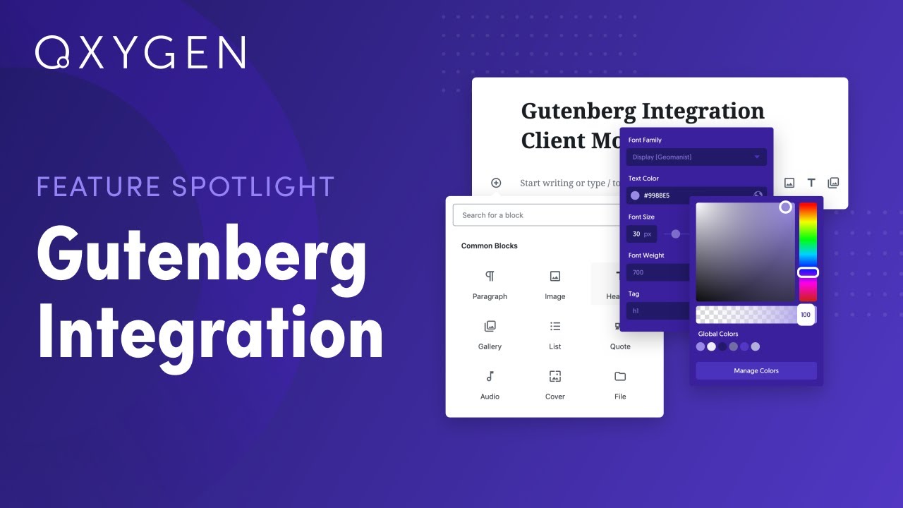 Oxygen Gutenberg Integration 1.4.7 – Visual Gutenberg Block Builder – Free GPL Premium WordPress Plugin
