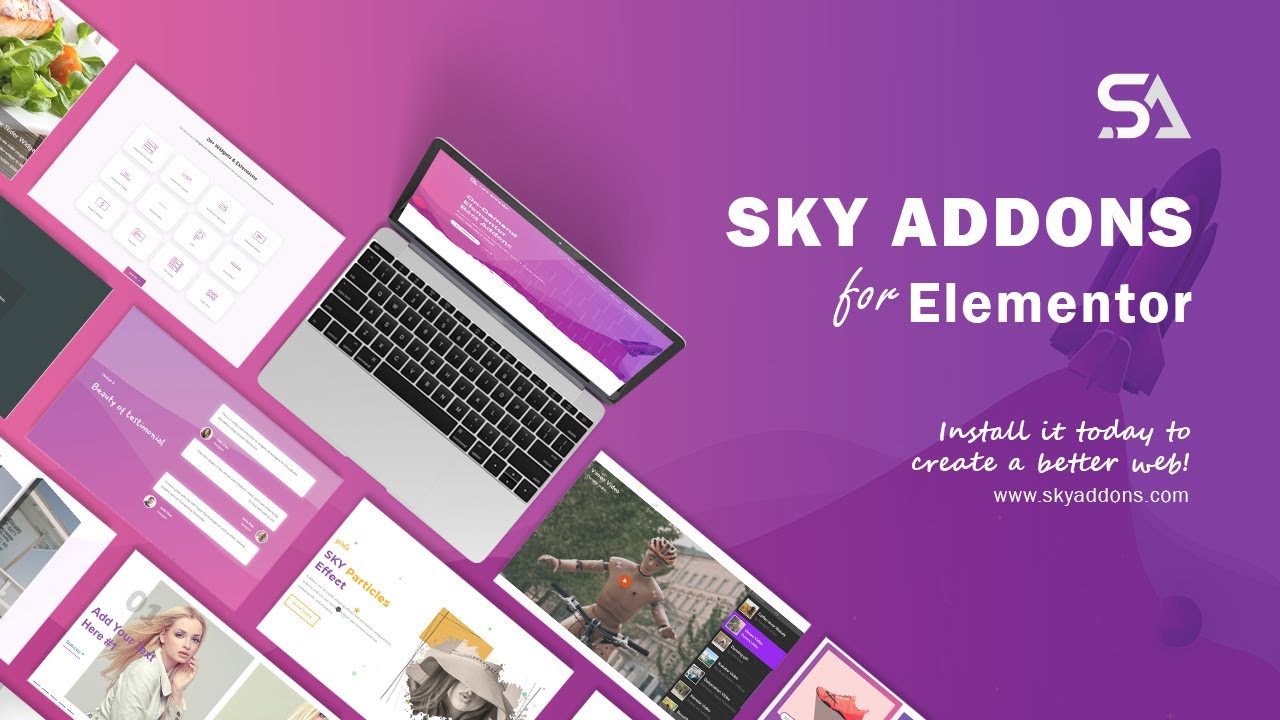 Sky Addons Pro for Elementor 5.0.0 – More widgets, motion & control – Free GPL Premium WordPress Plugin