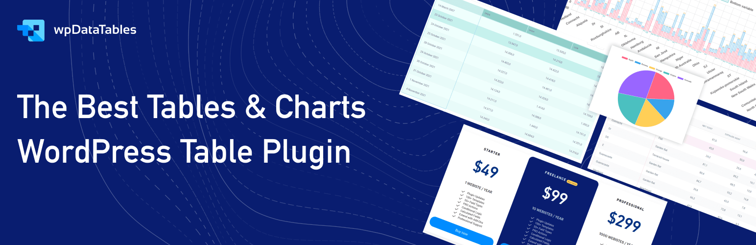 wpDataTables 8.0.1 – Data Tables & Charts Builder – Free GPL Premium WordPress Plugin