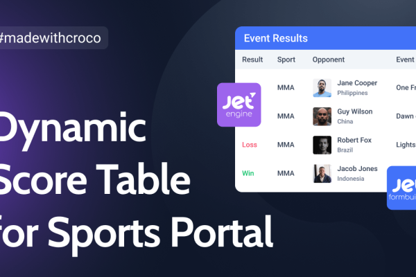 Revolutionize Sports Score Tracking with JetEngine's Dynamic Tables Builder