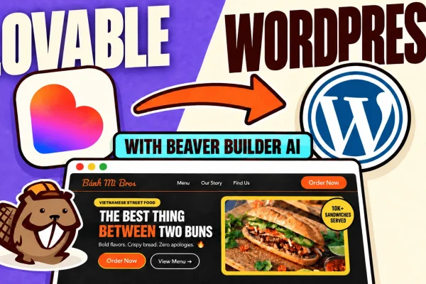 Transforming Your Cherished Design into a WordPress Site with Beaver Builder AI