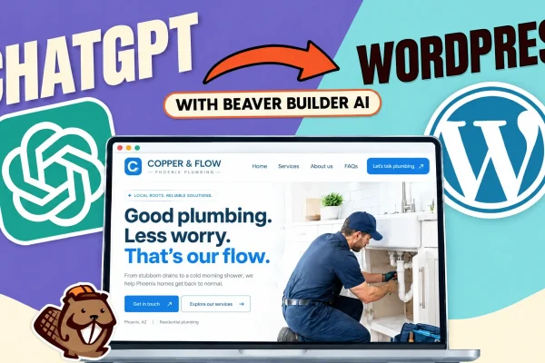 Transforming Your ChatGPT Website into a WordPress Site Using Beaver Builder AI